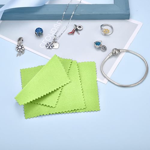 Silver Polishing Cleaning Cloth for Sterling Silver (50 Count)