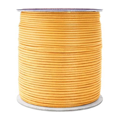 1.5mm Mustard Waxed Cord