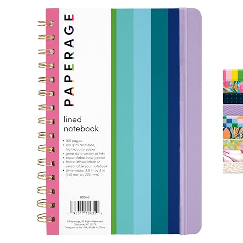Lined Spiral Journal Notebook