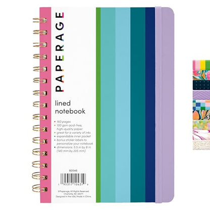 Lined Spiral Journal Notebook