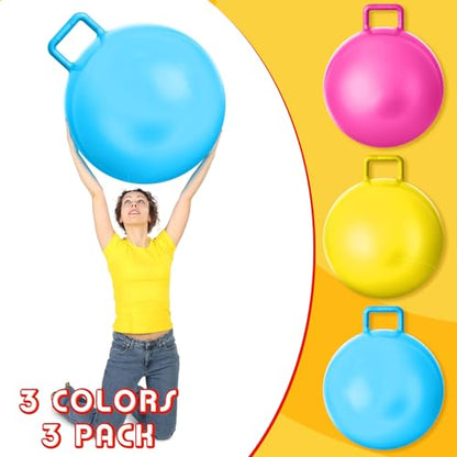 3 Pcs 29 Inch Bouncing Ball with Handle