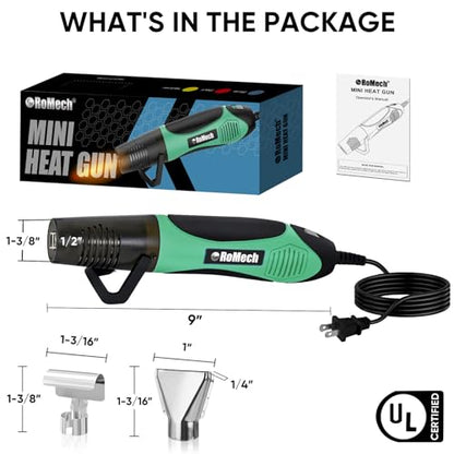 350W Heat Gun with 2 Nozzles