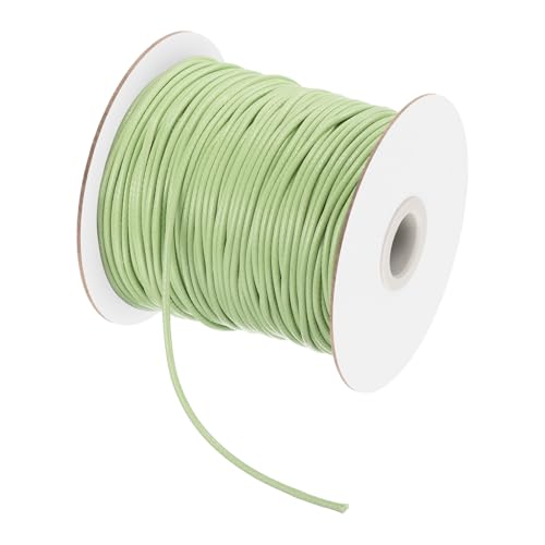 Waxed Cord 2mm Waxed Polyester Cord 98 Yard Wax String for Bracelet Making