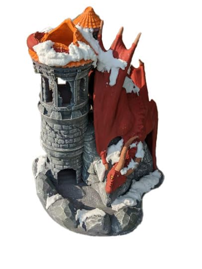 Dragon 3D Printed Dice Tower