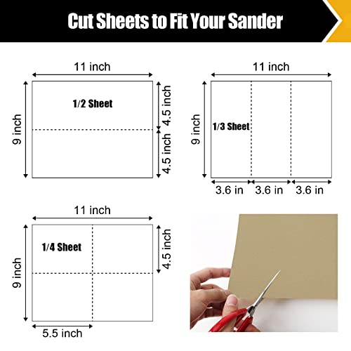 320 Grit Sand Paper 9" x 11" (12 Count)