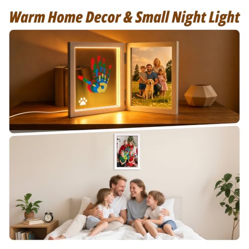 Family Handprint Kit with Light for 4