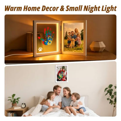 Family Handprint Kit with Light for 4