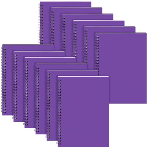 6 Pcs Spiral Notebooks (6 Count)