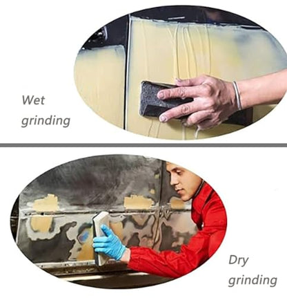 30Pcs 9 x 3.6 Inchs 180 Grit Wet and Dry Handmade Universal Sanding Sheets