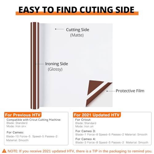 Brown HTV Roll Heat Transfer Vinyl