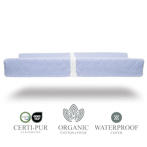 Organic Cotton Covered Contoured Baby Changing Pad