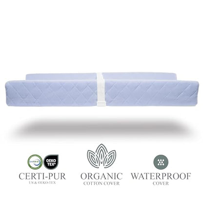 Organic Cotton Covered Contoured Baby Changing Pad