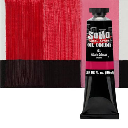 Oil Paint Alizarin Crimson