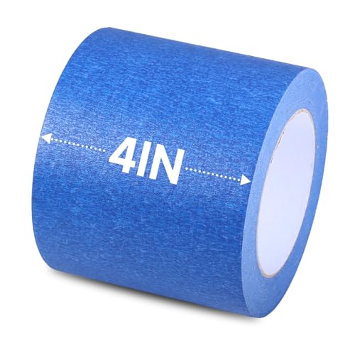Wide Blue Painters Tape 4 Inch x 55 Yards Masking Tape (165 Foot)
