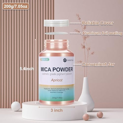 Mica Powder 7.05OZ（200g） (7.05 Ounce)