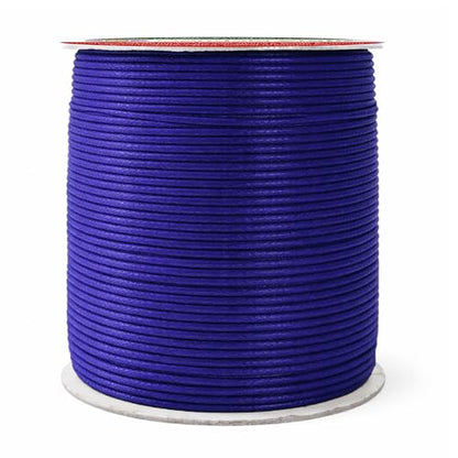 2mm Dark Indigo Waxed Cord (325 Foot)