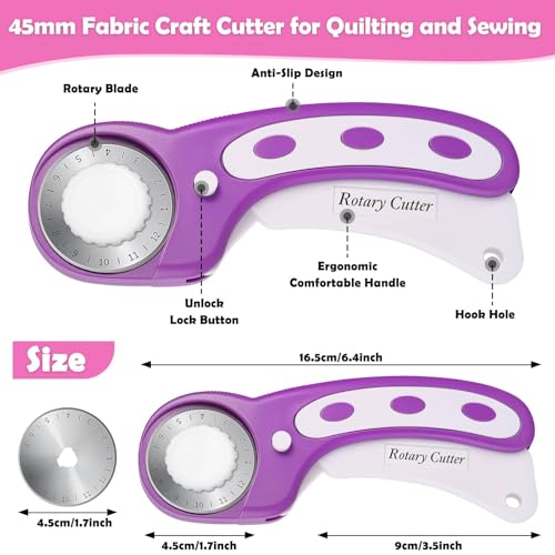 Rotary Fabric Cutter and Mat Set