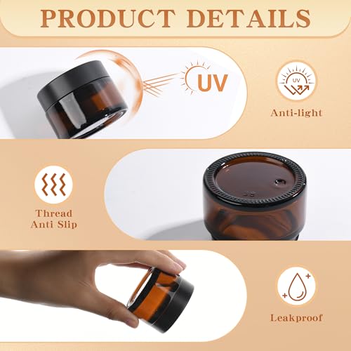 Glass Jars with Lids (24 Count)