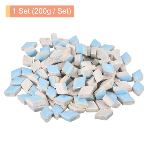 200g Ceramic Mosaic Tiles for Crafts Bulk