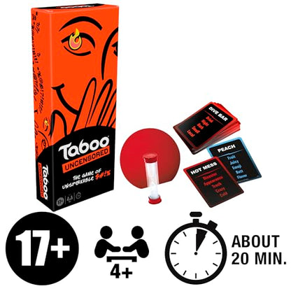 Taboo Uncensored Board Game for Adults Only