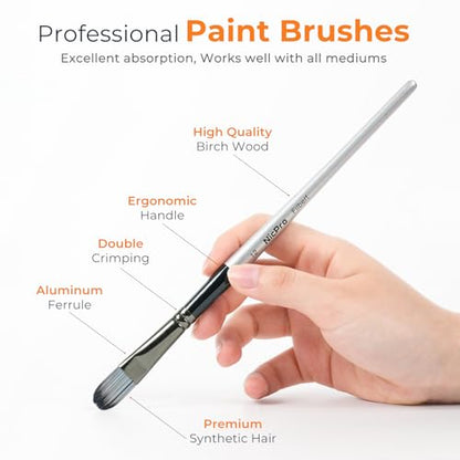 36pcs Paint Brush Set (32 Count)