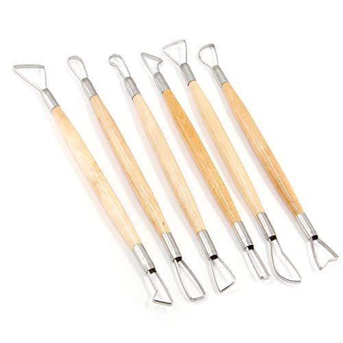 6pcs Double Sided Clay Sculpting Tools