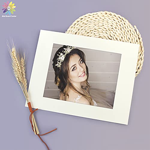 Mat Board Center 10 Pack 11x14 Photo Mats for 8x10 Picture (10 Count)