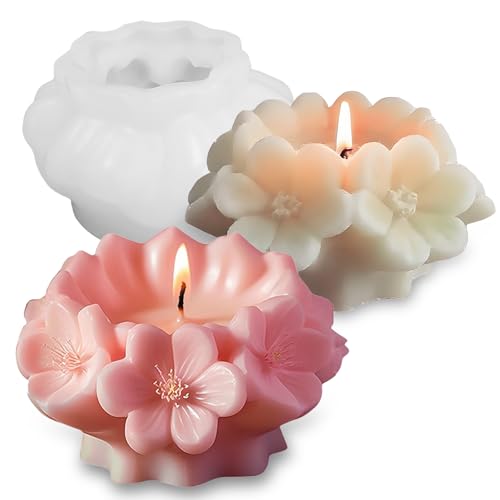 Cherry Blossom Candle Molds for Candle Making