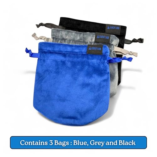 Velvet Drawstring Dice Bag (3 Count)