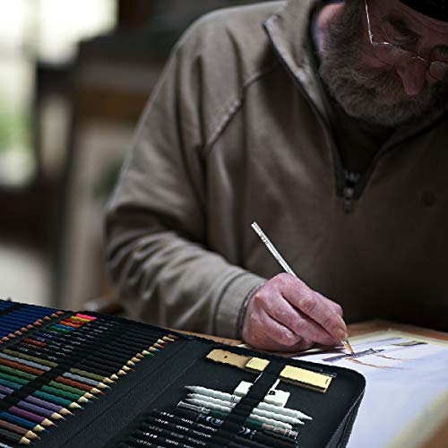 72PCS Drawing Pencils Set Sketching Kit