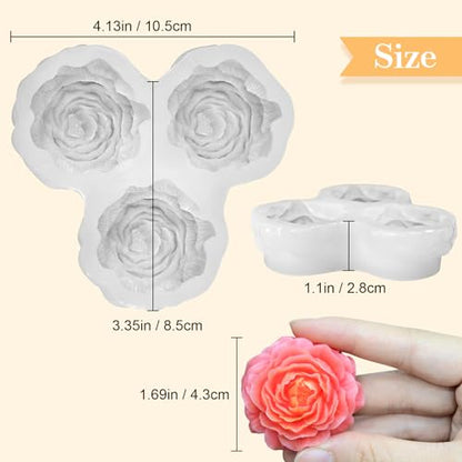 Peony Candle Mold