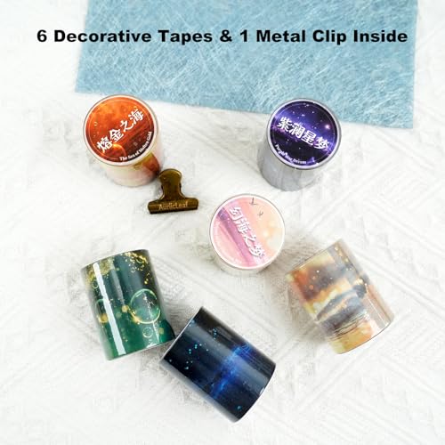 Ocean Fantasy Washi Tape Set (6 Count)