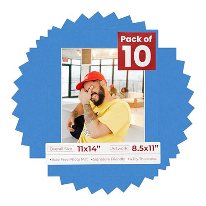 11x14 Mat for 8.5x11 Photo (10 Count)
