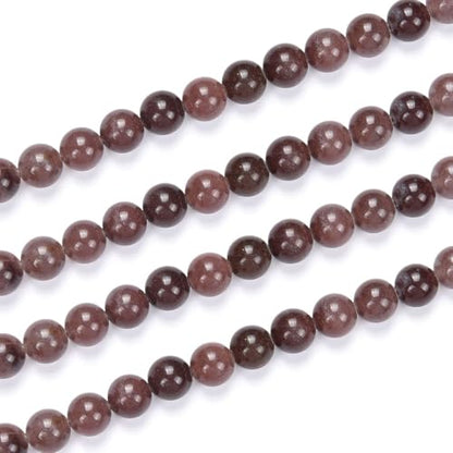 70pcs Adabele Natural Purple Aventurine Gemstone 10mm Round Beads (68 Count)
