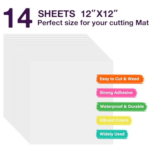 Matte White Permanent Vinyl (14 Count)