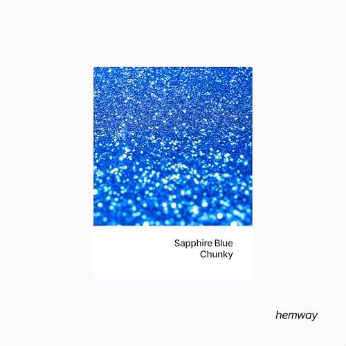 Resin Glitter Sapphire Blue 100g Chunky (3.5274 Ounce)