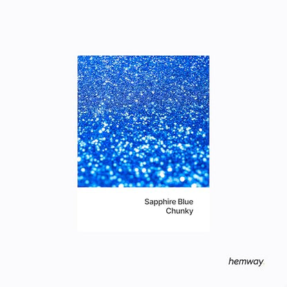 Resin Glitter Sapphire Blue 100g Chunky (3.5274 Ounce)