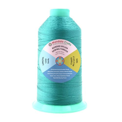 Size 138 420D T135 Turquoise Bonded Nylon Thread (3750 Foot)