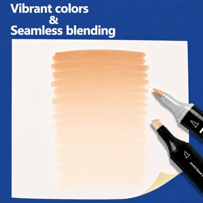 6 Pack Skin Tone Alcohol Markers (6 Count)