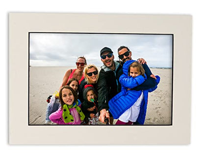 Pack of Ten 8.5x11 Mats Bevel Cut for 7x9 Photos (10 Count)