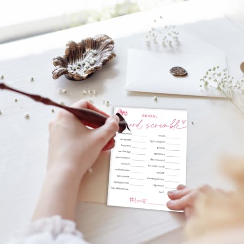 Bridal Shower Games Cards (25 Count)