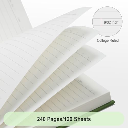 6 Pack Lined Journal Notebooks for Work