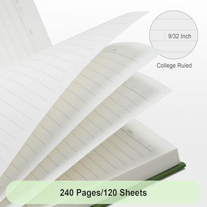 6 Pack Lined Journal Notebooks for Work