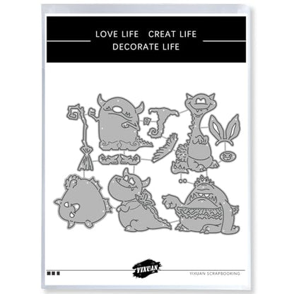 Halloween Clear Silicone stampReusable Stamp with Pumpkins