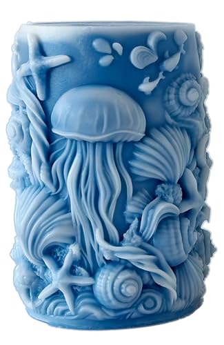 Ocean Animal Cylinder Candle & Resin Mold