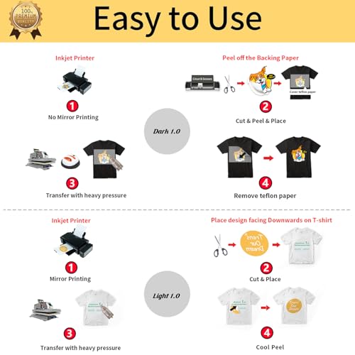 Tru Heat Transfer Paper for Dark and Light T Shirts