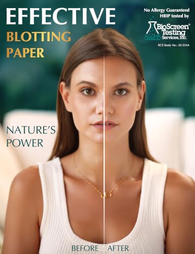 XL Oil Blotting Sheets for Face (600 Count)