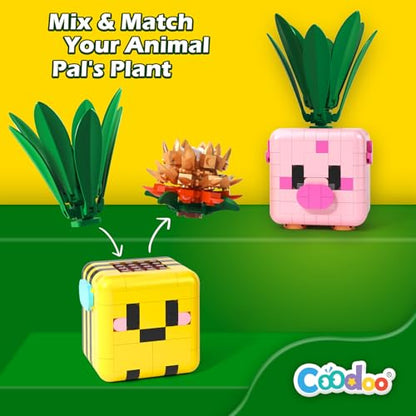 Botanicals Plants Building Blocks Toy (468 Count)