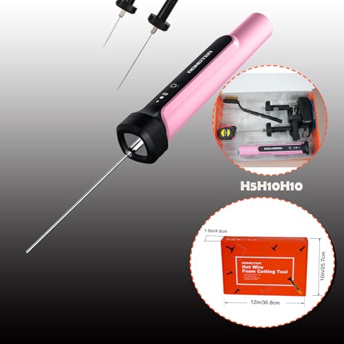 3-in-1 Hot Wire Foam Cutter, 662°F Styrofoam Cutter Kit, Pink