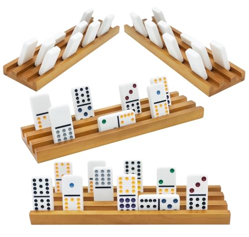 Wooden Domino Trays (8 Count)